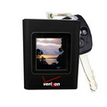 Black Digital Photo Keychain